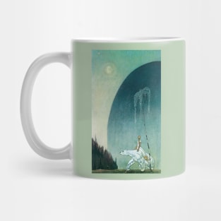 Riding polar bear Mug